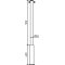 Barrier posts | Steel tube  60 x 2,5 mm | removable | without locking mechanism | hot-dip galvanized | with 2 eyelets